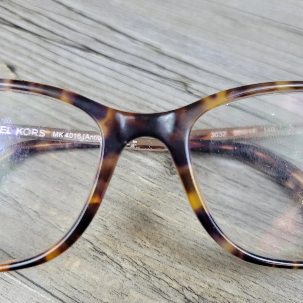 Michael Kors Eyeglass Frames MK4016 Antibes 3032 Purple Tortoise Women 53-17-140